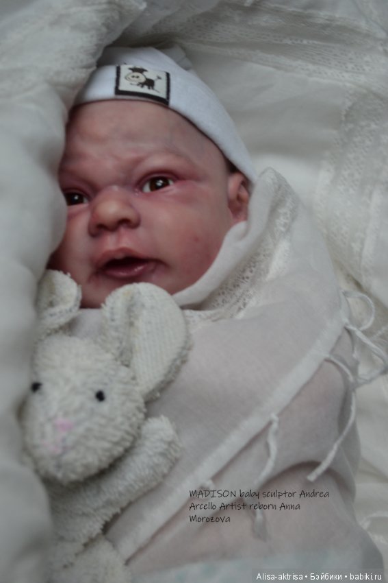 Закончена роспись малышки Медисон от Андрео Арчелло. Кукла-реборн Анны Морозовой (фото 8)