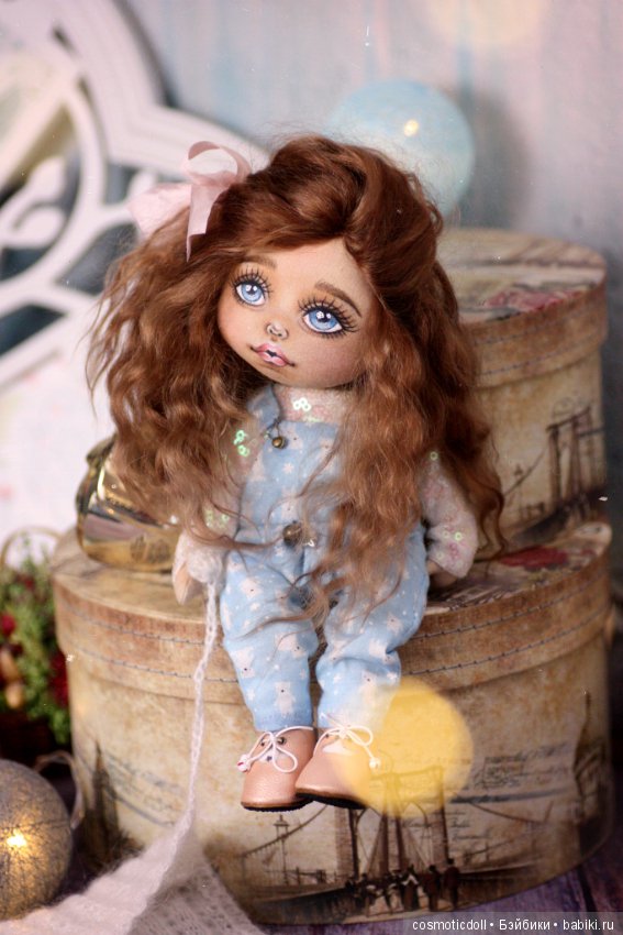 Коллекционная текстильная кукла (фото обзор)