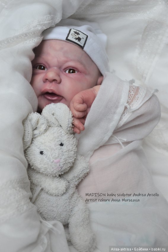 Закончена роспись малышки Медисон от Андрео Арчелло. Кукла-реборн Анны Морозовой (фото 5)
