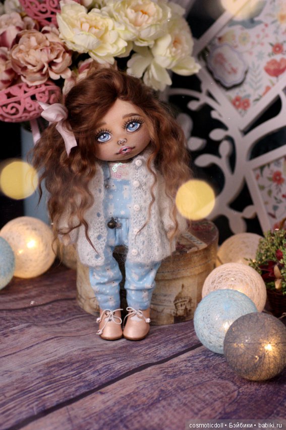 Коллекционная текстильная кукла (фото обзор)