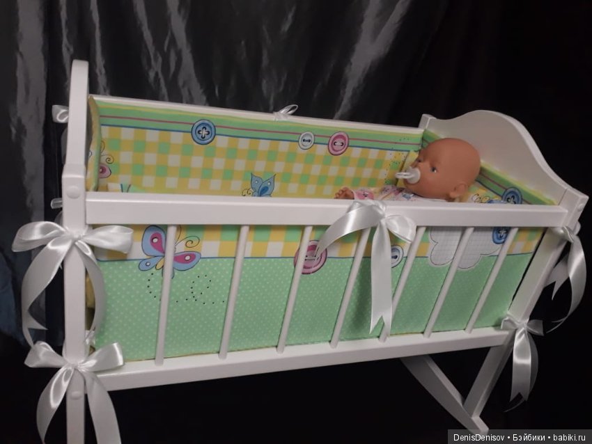 Кроватки для кукол — Мебель для кукол и домиков: фото (фото 8)