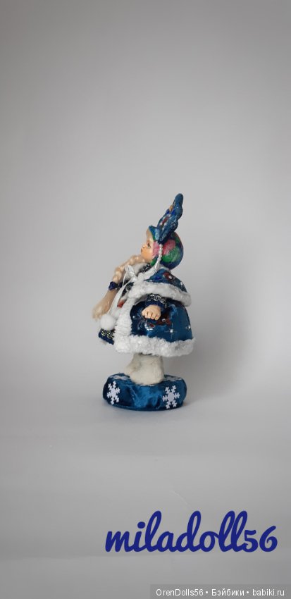 Интерьерная сувенирная кукла "Маленькая Снегурочка" (фото 7)