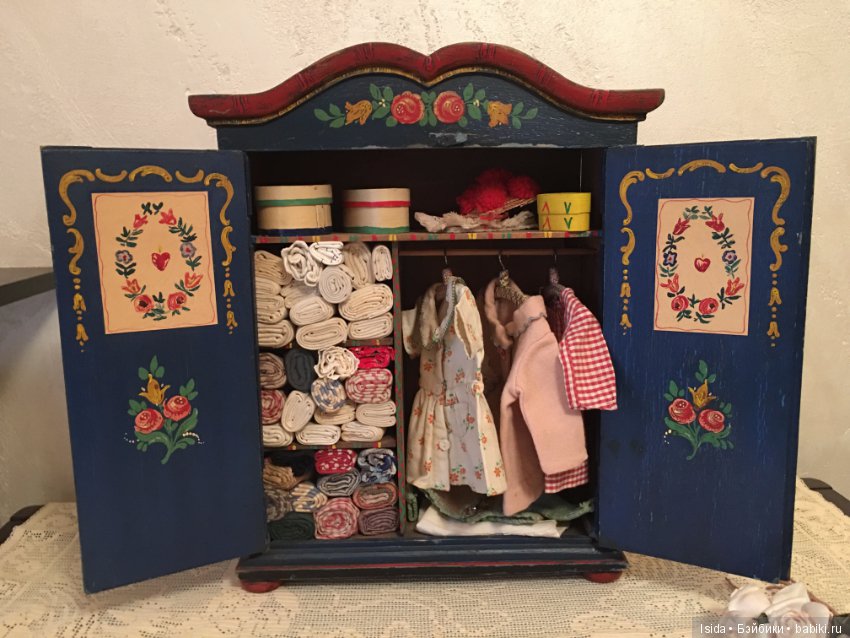 Интересная находка - оригинальный Kathe Kruse шкафчик