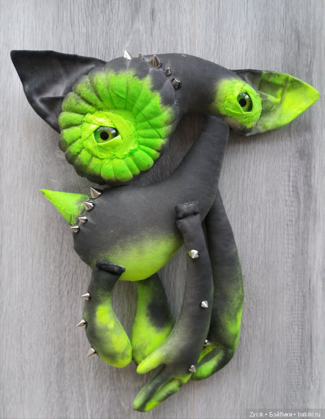 Чердачный монстр — Текстильные игрушки и примитивы: кофейные (фото 7)