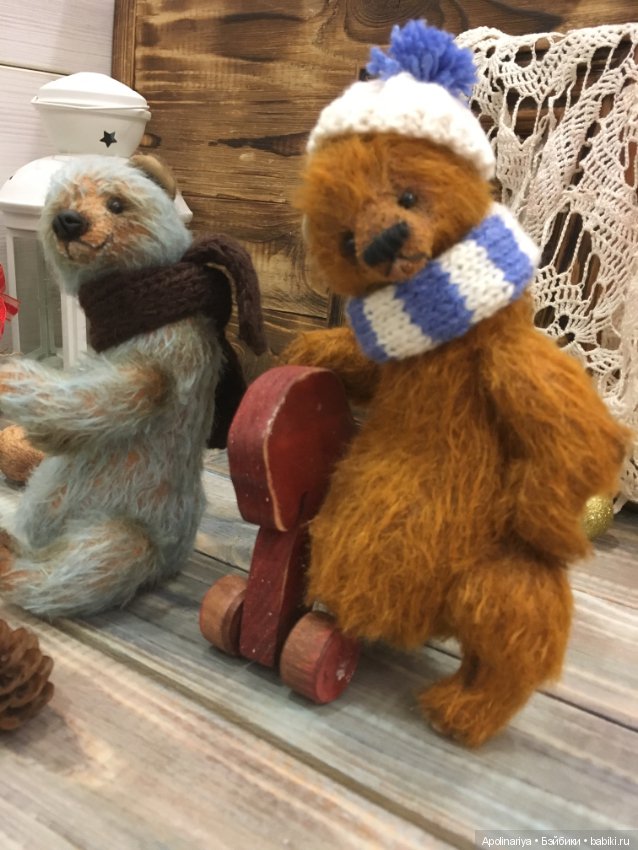Утепляемся — Авторские мишки Тедди и друзья: фото