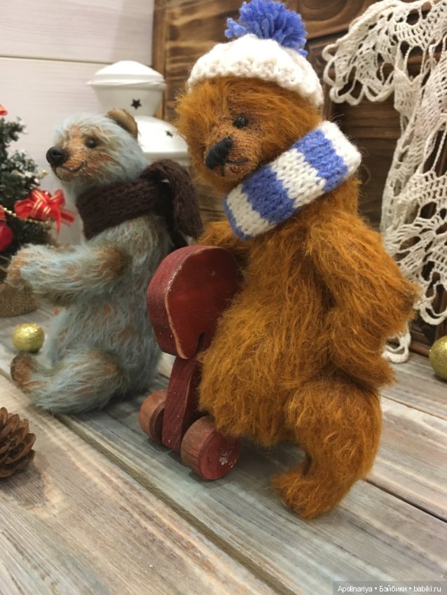Утепляемся — Авторские мишки Тедди и друзья: фото