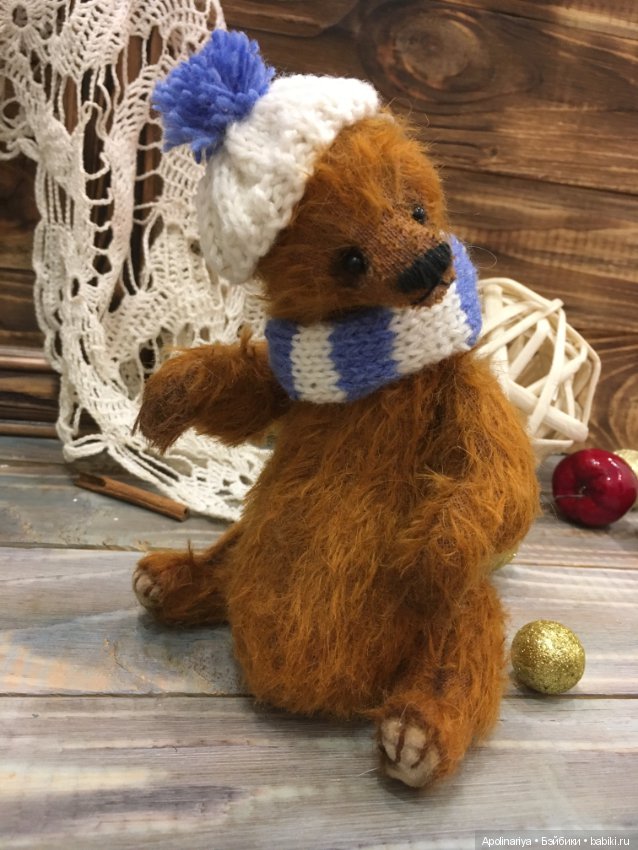 Утепляемся — Авторские мишки Тедди и друзья: фото (фото 3)