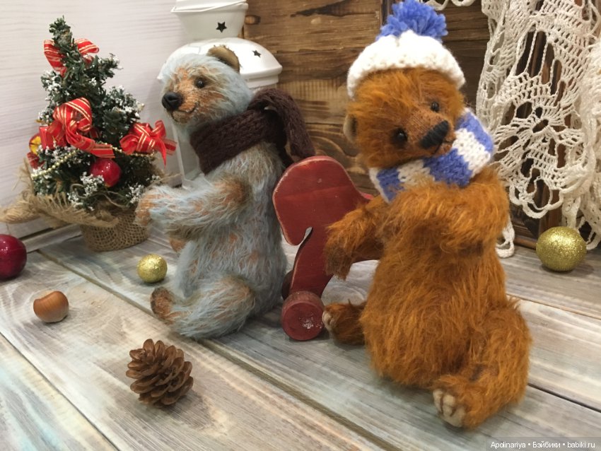 Утепляемся — Авторские мишки Тедди и друзья: фото