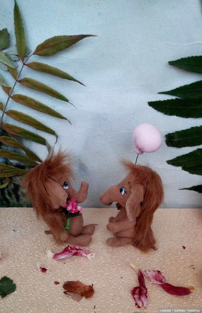 Мамонтёнок. Текстильные игрушки - автор Людмила Лебедюк (фото 2)