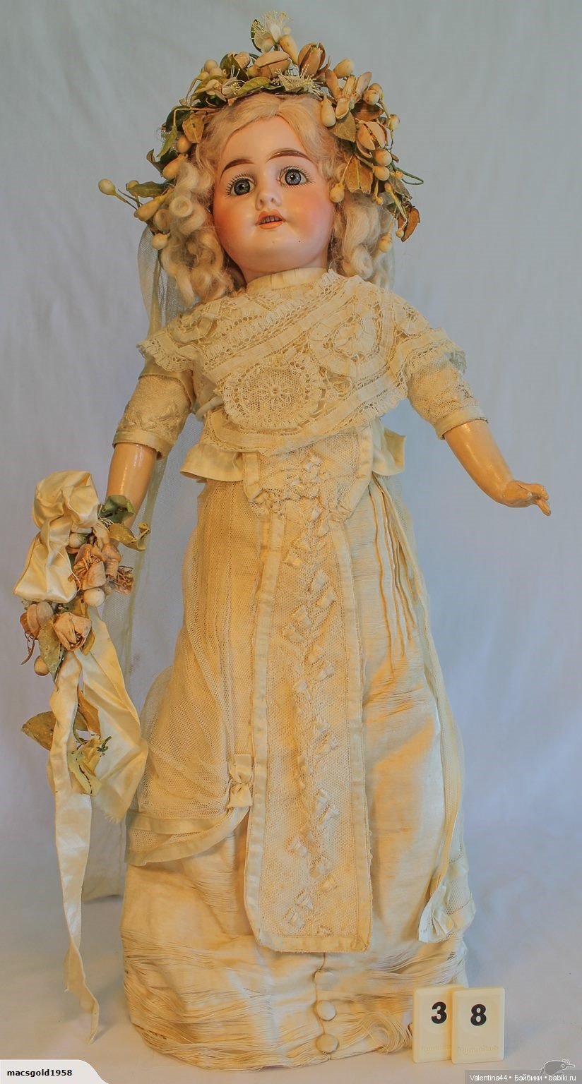 Невеста на день рождения — Редкие антикварные куклы и реплики: воск