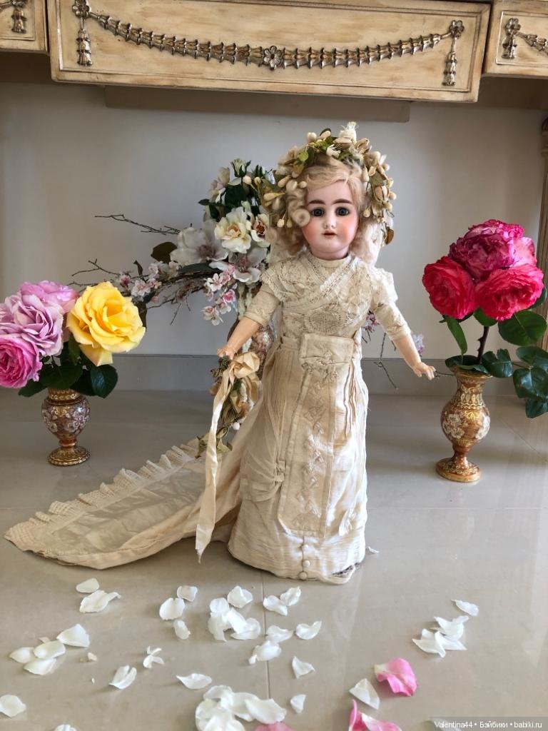 Невеста на день рождения — Редкие антикварные куклы и реплики: воск