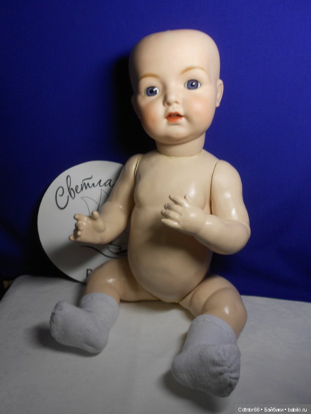 Вот такую головушку я увидела в нашем шопике. Спасибо Scarly Елене. Ещё одна кукла ожила (фото 6)