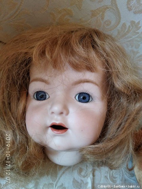 Вот такую головушку я увидела в нашем шопике. Спасибо Scarly Елене. Ещё одна кукла ожила