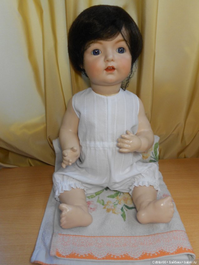 Вот такую головушку я увидела в нашем шопике. Спасибо Scarly Елене. Ещё одна кукла ожила (фото 10)