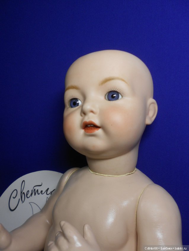 Вот такую головушку я увидела в нашем шопике. Спасибо Scarly Елене. Ещё одна кукла ожила (фото 8)