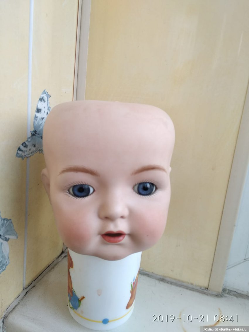 Вот такую головушку я увидела в нашем шопике. Спасибо Scarly Елене. Ещё одна кукла ожила (фото 2)