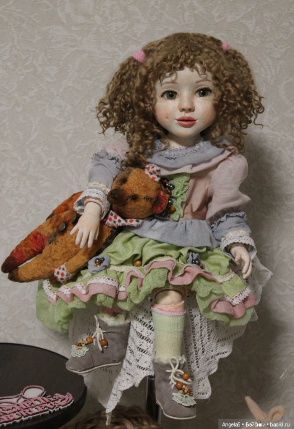 Авторские шарнирные куклы своими руками: лепка (фото 4)
