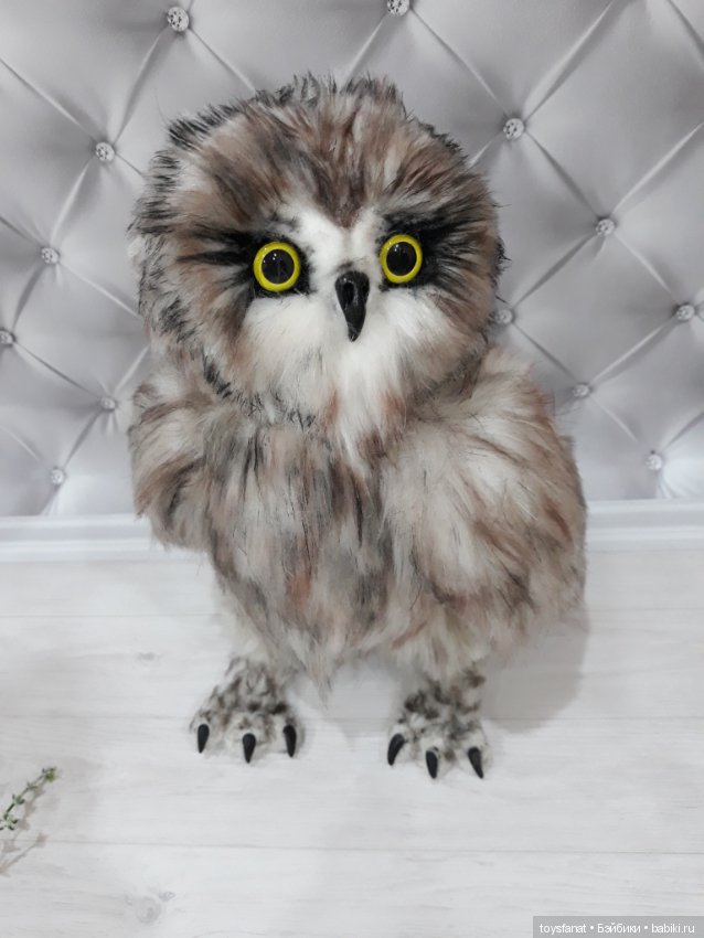Реалистичная интерьерная совушка (фото 3)
