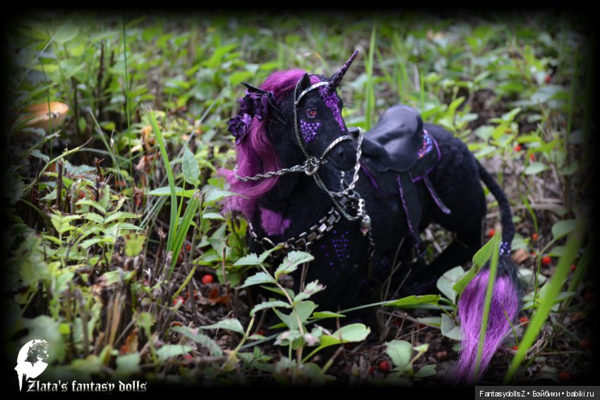 Волшебный готический единорог (фото 8)