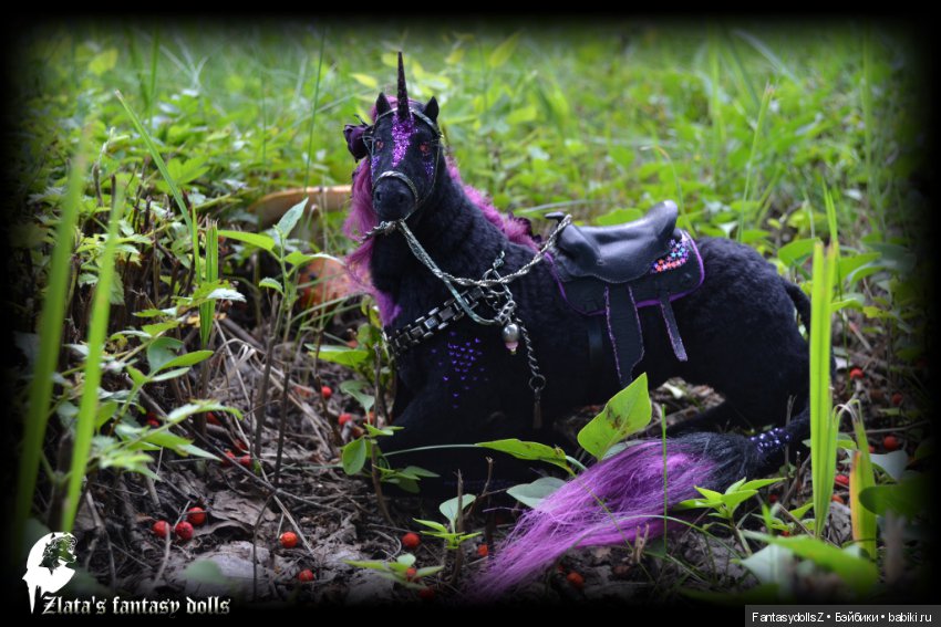 Волшебный готический единорог (фото 5)