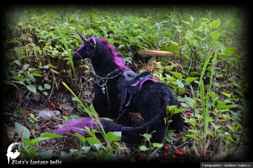 Волшебный готический единорог (фото 10)