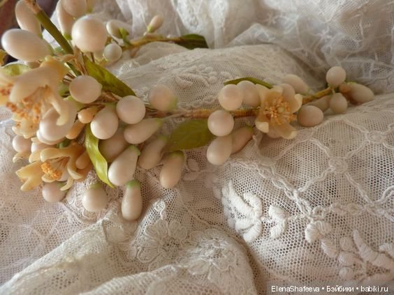 Антикварные восковые цветы (фото 4)