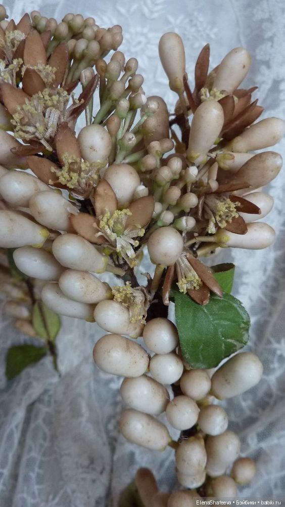 Антикварные восковые цветы (фото 7)