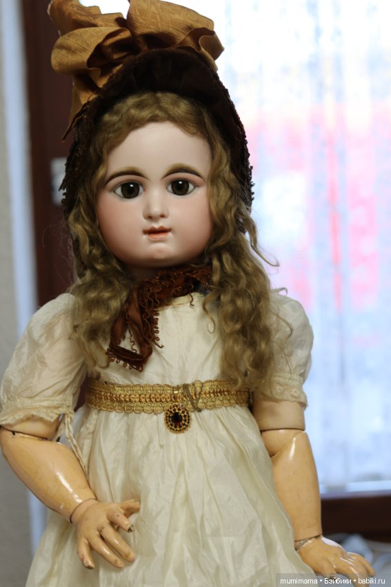 Гигантская антикварная француженка Rabery&Delphieu 95 cm счастья (фото 8)