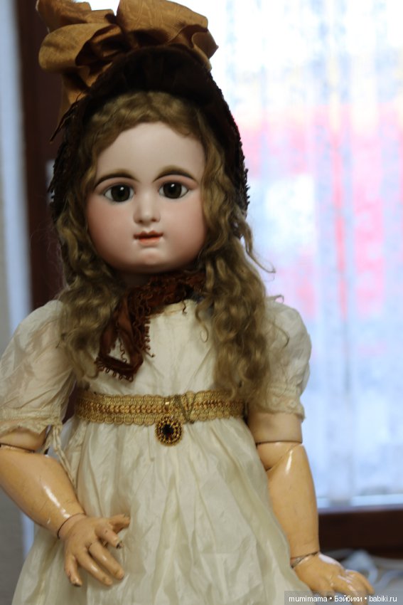 Гигантская антикварная француженка Rabery&Delphieu 95 cm счастья (фото 7)