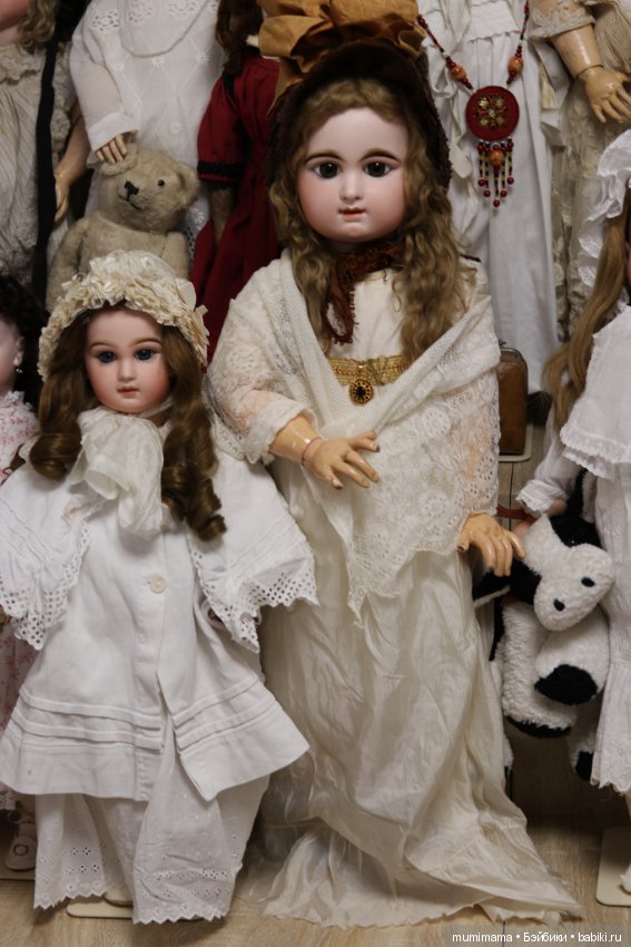 Гигантская антикварная француженка Rabery&Delphieu 95 cm счастья