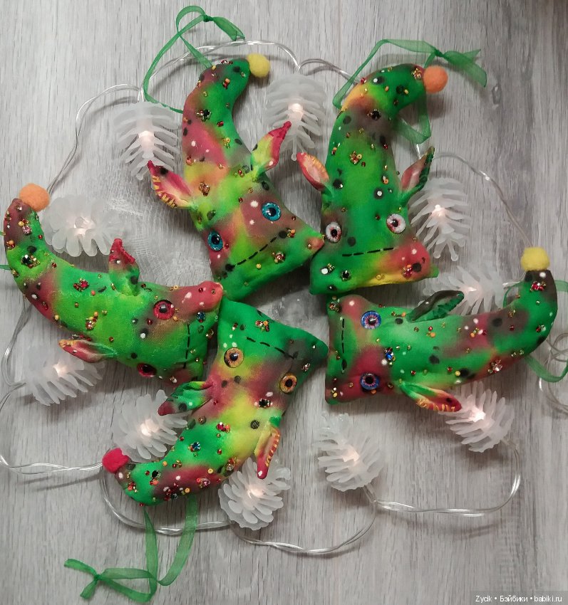 Веселые чердачные елки. Комплект из 5 штук (фото 7)