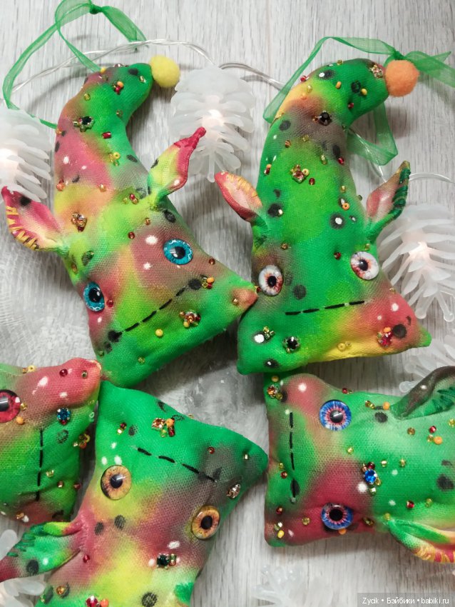 Веселые чердачные елки. Комплект из 5 штук (фото 6)