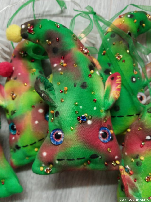 Веселые чердачные елки. Комплект из 5 штук (фото 3)