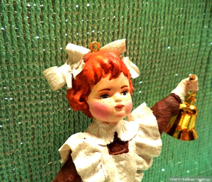 Новые ватные игрушки — Ватные игрушки на елку: ретро