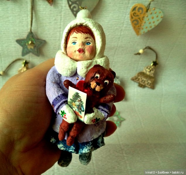 Новые ватные игрушки — Ватные игрушки на елку: ретро