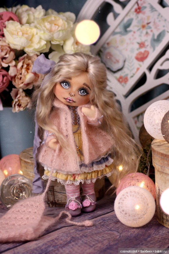 Коллекционная текстильная кукла (фото 7)