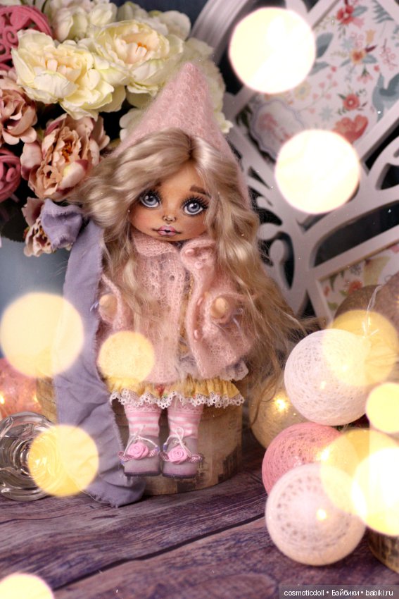 Коллекционная текстильная кукла (фото 10)