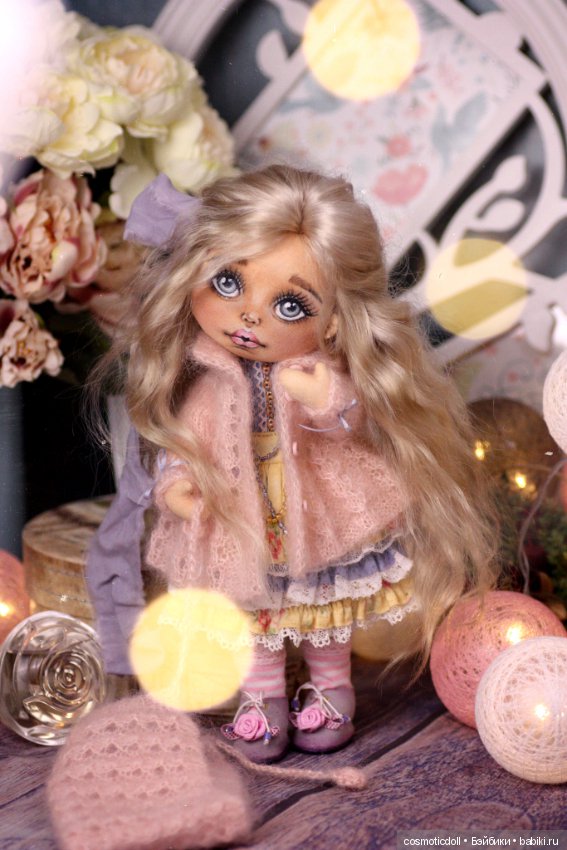 Коллекционная текстильная кукла (фото 9)