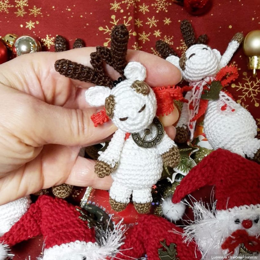 Лосики и Зайки 11 см — Вязаные игрушки и амигуруми: крючком (фото 3)