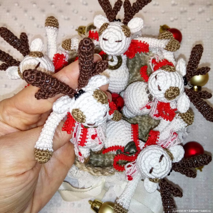 Лосики и Зайки 11 см — Вязаные игрушки и амигуруми: крючком (фото 2)
