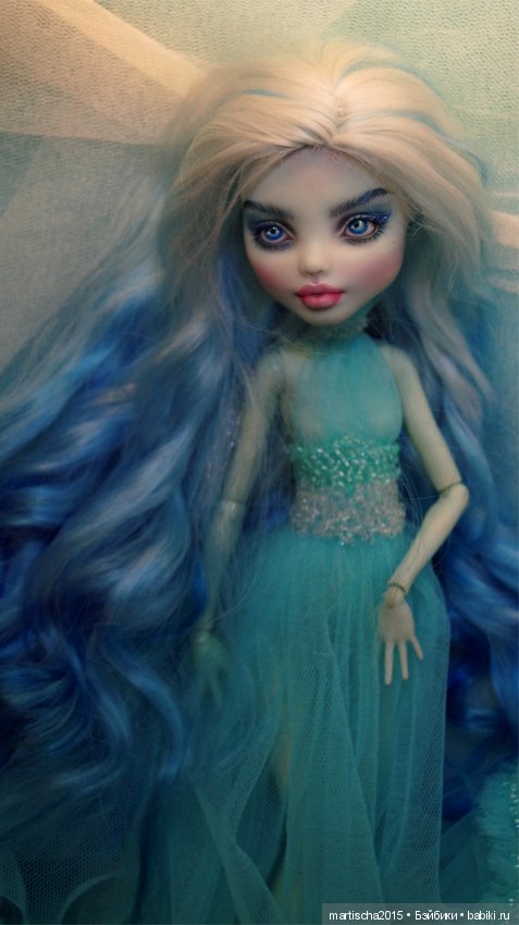 Холодное сердце — ООАК Monster High и Ever After High: репейнт (фото 8)