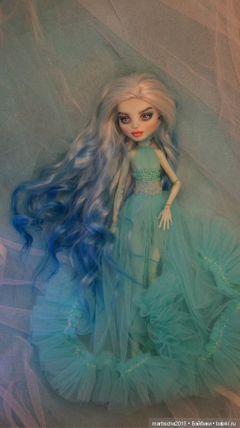 Холодное сердце — ООАК Monster High и Ever After High: репейнт