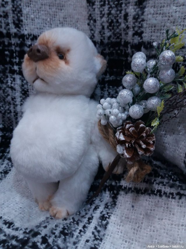 Новогодний мишутка Сантик (фото 9)