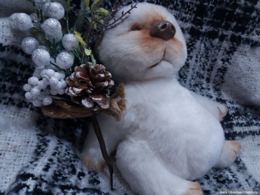 Новогодний мишутка Сантик (фото 7)