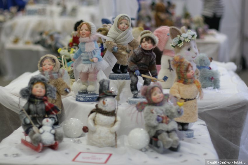 Выставка авторской куклы "Снежные аллеи" в г. Новосибирске