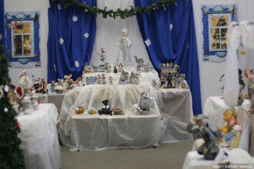 Выставка авторской куклы "Снежные аллеи" в г. Новосибирске