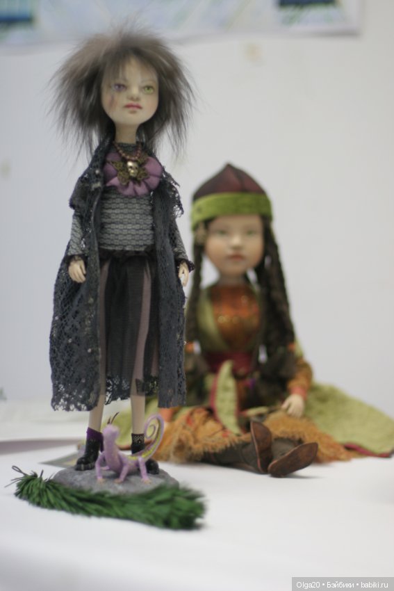 Выставка авторской куклы "Снежные аллеи" в г. Новосибирске