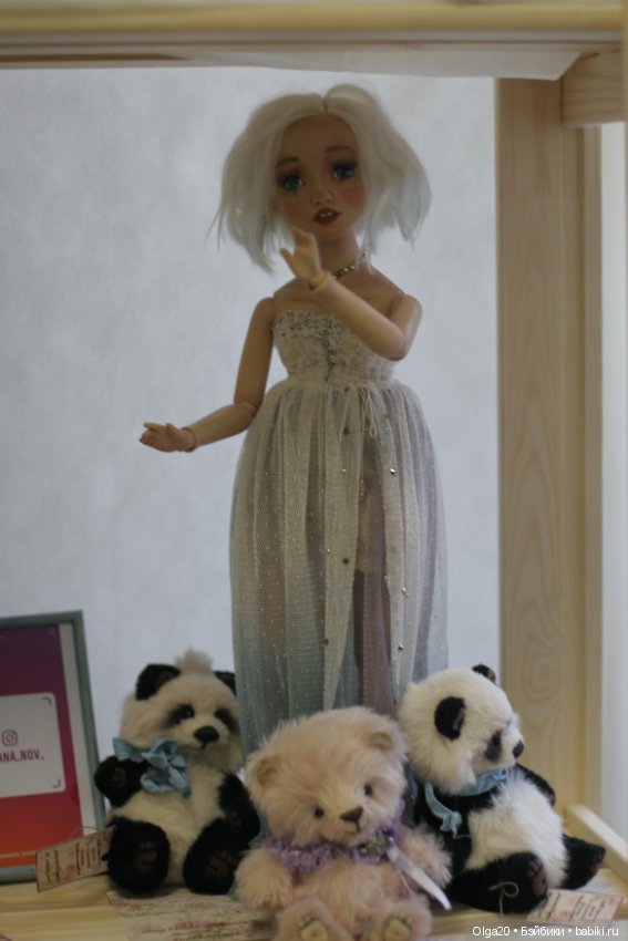 Выставка авторской куклы "Снежные аллеи" в г. Новосибирске