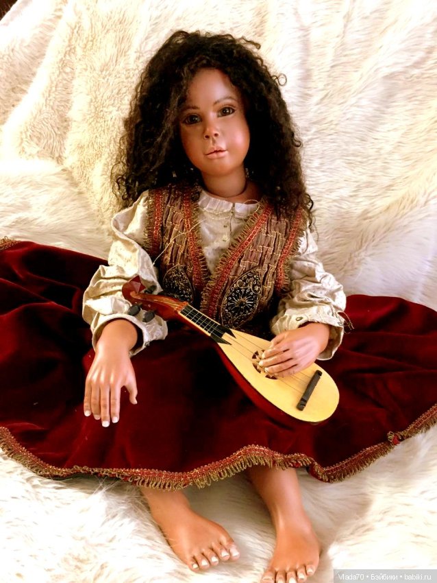 Потрясающий шедевр от Сильвия Везер! Мальчик Мандолинка