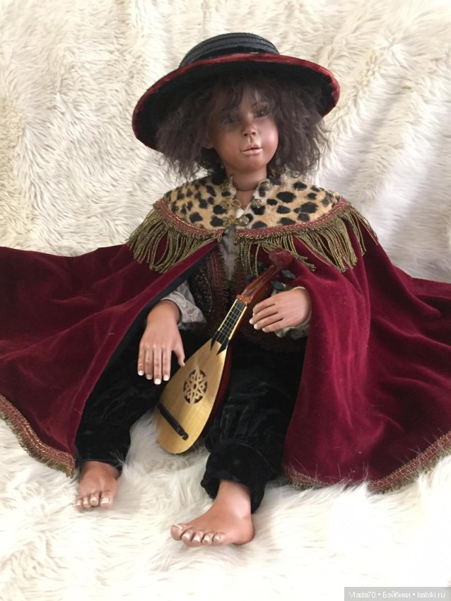 Потрясающий шедевр от Сильвия Везер! Мальчик Мандолинка